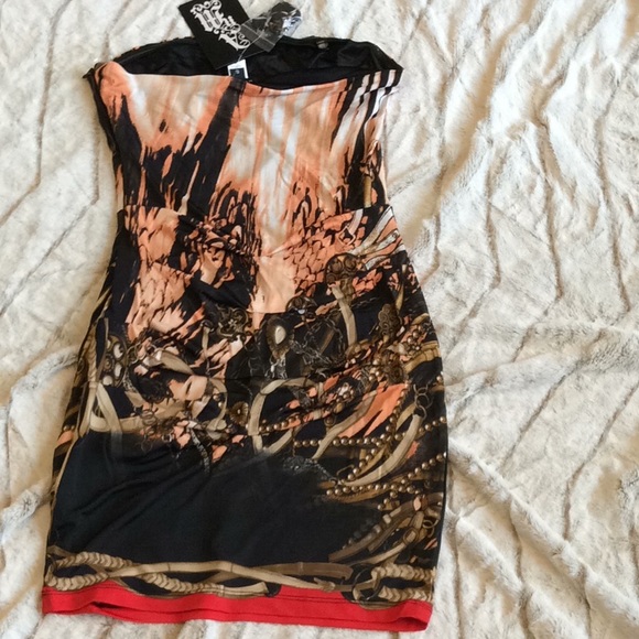 Nikibiki chain printed tube dress - Picture 2 of 4